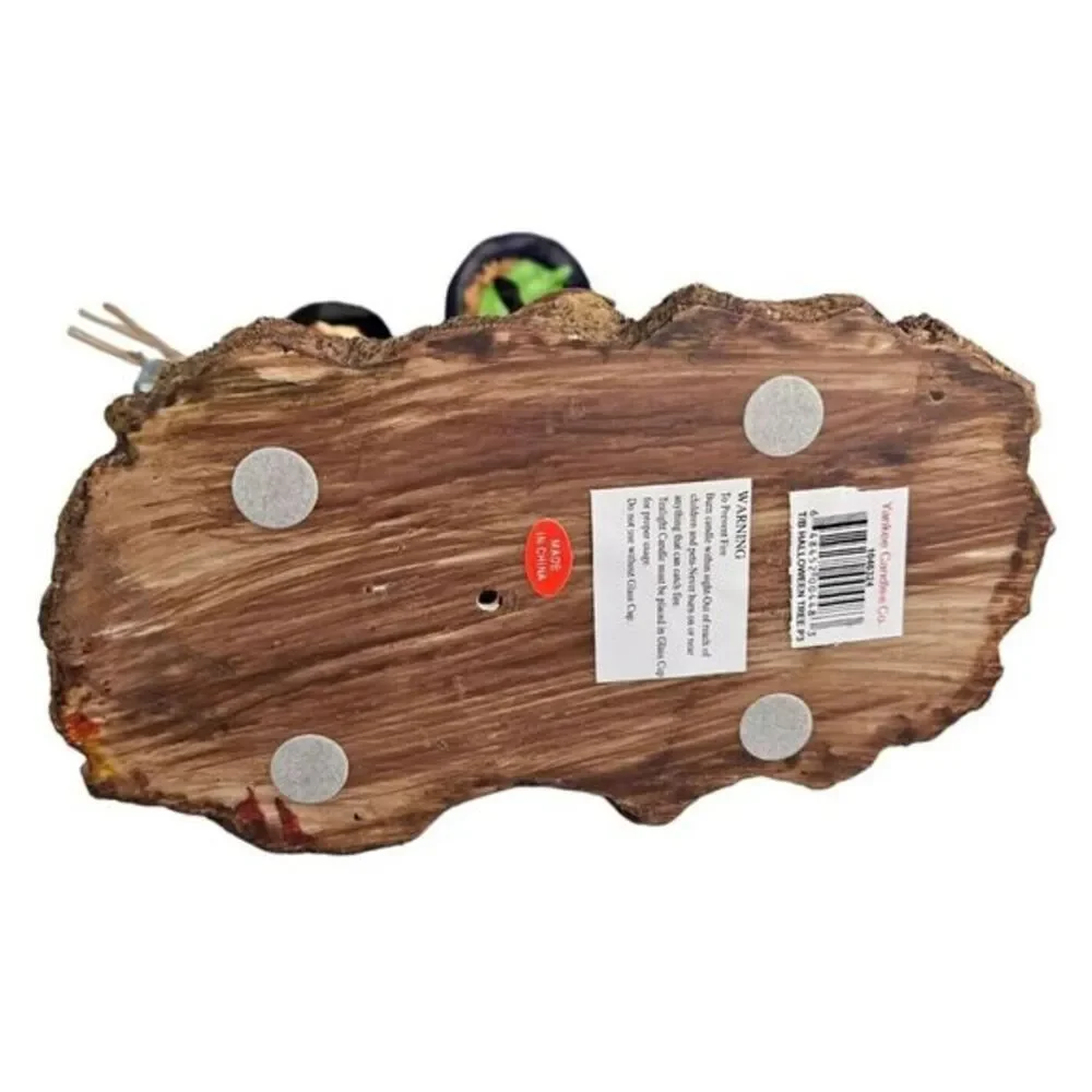 Yankee Candle Halloween Haunted Tree Tart Wax Warmer RARE Witch Ghost Bat Spooky